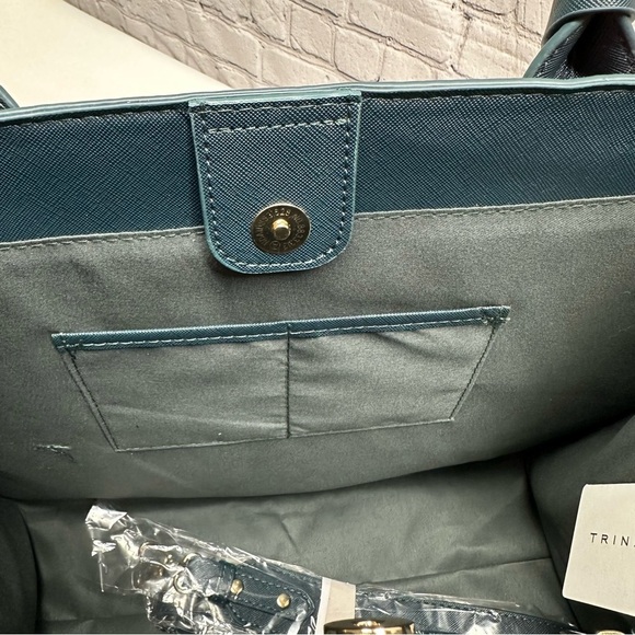 TRINA TURK TOTE BAG  Vibrant Pink and Orange Tote NWT - Picture 10 of 11